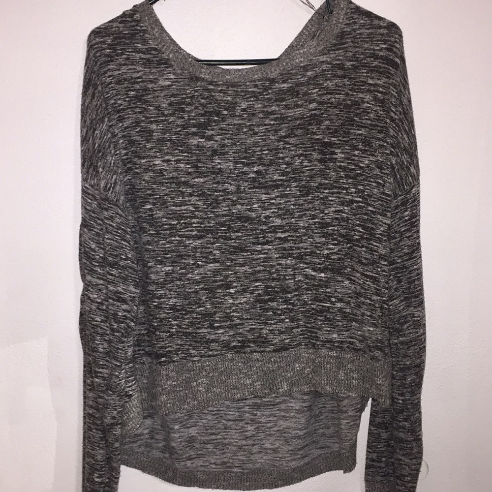 Grey oversized long sleeve